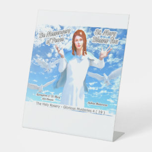 Übernahme der heiligen Maria in den Himmel 2 Sockelschild