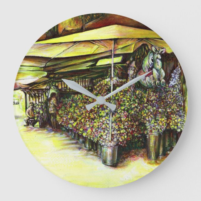 Übernahme des Besitzes von Ausschreibungen Große Wanduhr (Vorderseite)