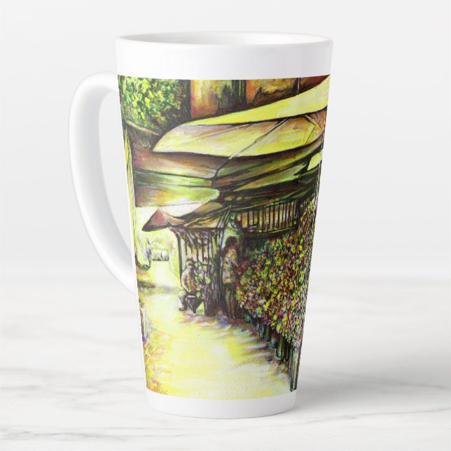 Übernahme des Besitzes von Ausschreibungen Milchtasse (Linke Ecke)