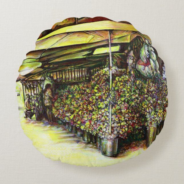 Übernahme des Besitzes von Ausschreibungen Rundes Kissen (Vorderseite)