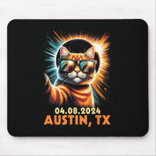 Übernahme eines Selfie Total Solar Eclipse 2024 Au Mousepad