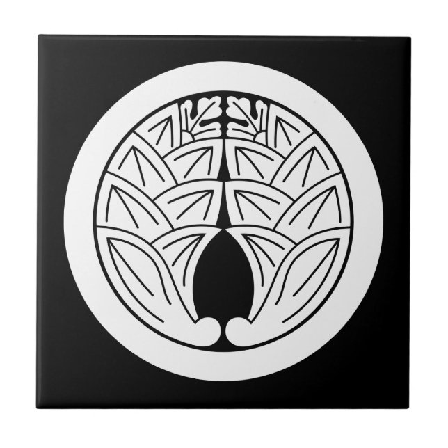 Übernahme japanischer Ginger im Kreis Fliese (Vorderseite)