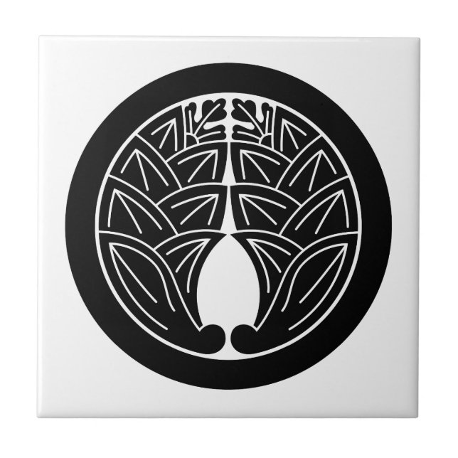 Übernahme japanischer Ginger im Kreis Fliese (Vorderseite)