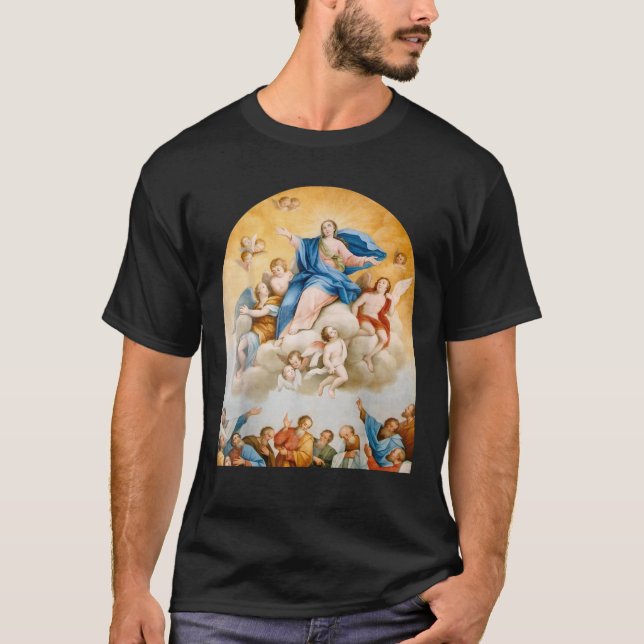 Übernahme von Mary Our Lady of the Assumption T Sh T-Shirt (Vorderseite)