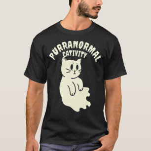 Übernatürliche Katze Schwarze Katze Für Hallowee T-Shirt