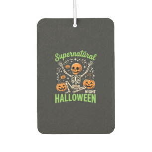 Übernatürliches Skelett Halloween Vektor Design_1 Autolufterfrischer