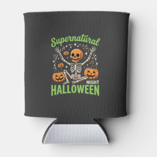 Übernatürliches Skelett Halloween Vektor Design_1 Dosenkühler