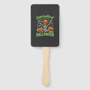 Übernatürliches Skelett Halloween Vektor Design_1 Fächer