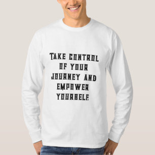 Übernehme Kontrollzitate Text Name Langarmshirt  T-Shirt