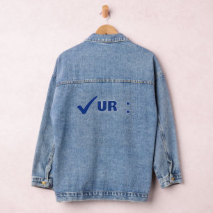 Überprüfe Dein KOLON Blau Buchstaben Jacke