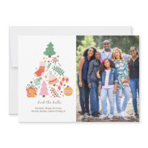 Überprüfen Sie die Weihnachtskarte für das Foto de