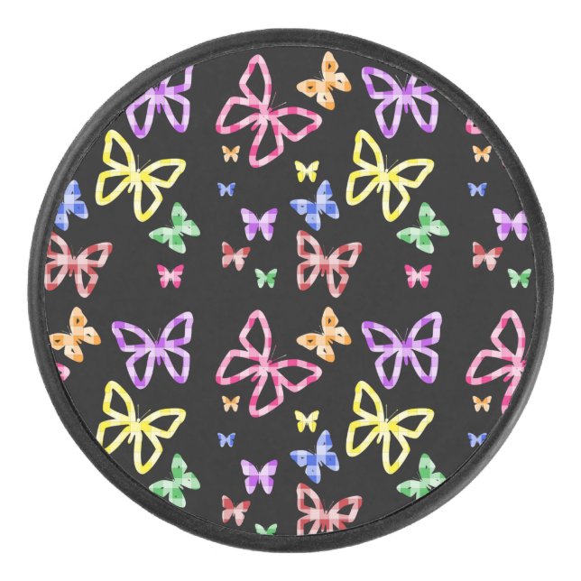 ÜBERPRÜFTE SCHALTFLÄDEN EISHOCKEY PUCK (Vorderseite)