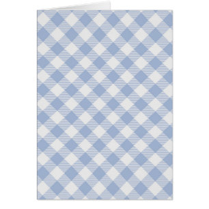 Überprüftes blaues Gingham-Classic-Muster