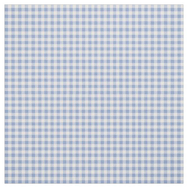 Überprüftes blaues Gingham-Classic-Muster Stoff (Muster)