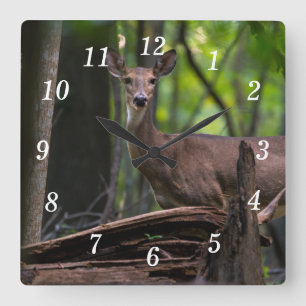 Überprüfung der Wall-Uhr Quadratische Wanduhr