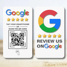 Überprüfung des QR-Codes durch Google Gestochen Visitenkarte