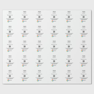 Überprüfung des Unternehmenslogos durch Google Prü Geschenkpapier