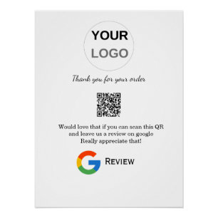 Überprüfung des Unternehmenslogos durch Google Prü Poster