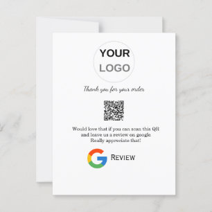 Überprüfung des Unternehmenslogos durch Google Prü Postkarte