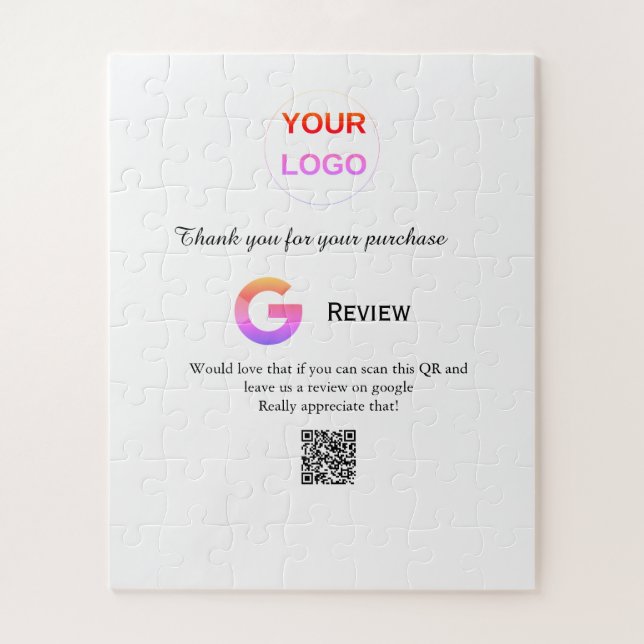 Überprüfung des Unternehmenslogos durch Google Prü Puzzle (Vertikal)