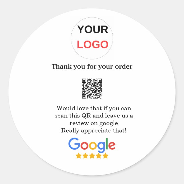 Überprüfung des Unternehmenslogos durch Google Prü Runder Aufkleber (Vorderseite)