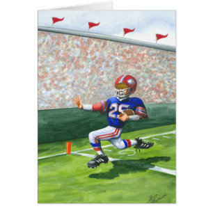 Überqueren der Ziellinie für einen Touchdown