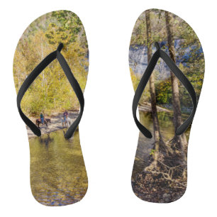 Überqueren des Buffalo-Flusses Flip Flops