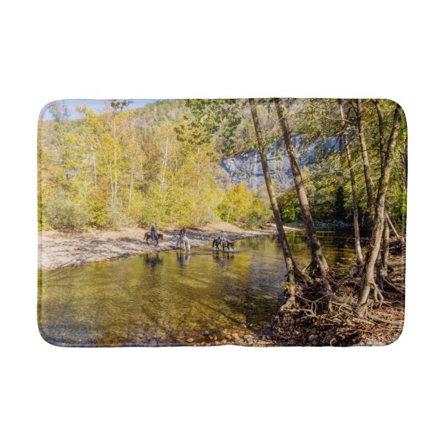Überqueren des Buffalo River Bath Mat Badematte (Vorderseite)