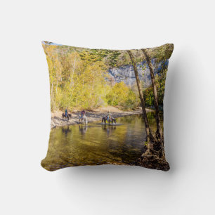 Überqueren des Buffalo River Foto Kissen