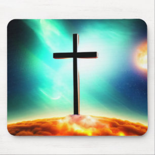 Überqueren Sie die raue Wolkendecke Mousepad