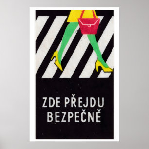Überqueren Sie die Straße sicher - Matchbox-Druck  Poster