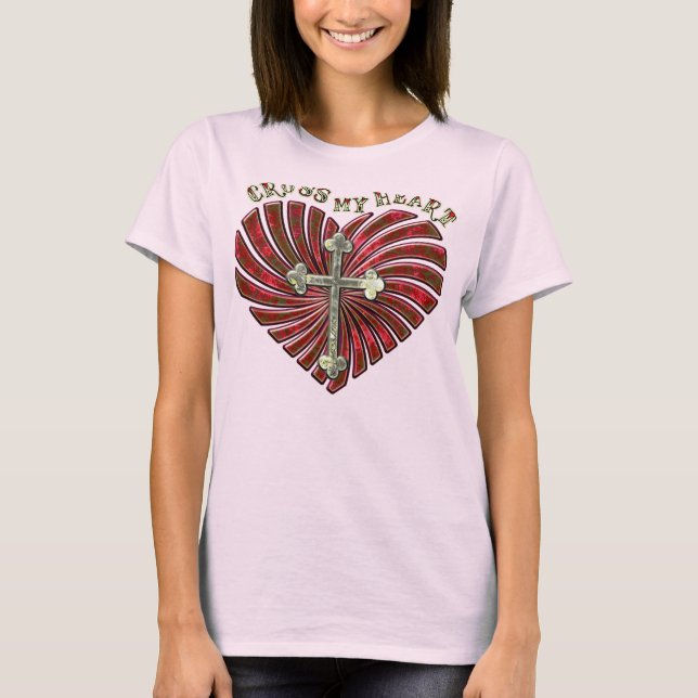 Überqueren Sie mein Herz T-Shirt (Vorderseite)