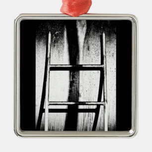 überqueren silbernes ornament