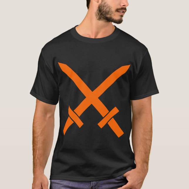Überquerte Schwerter T-Shirt (Vorderseite)