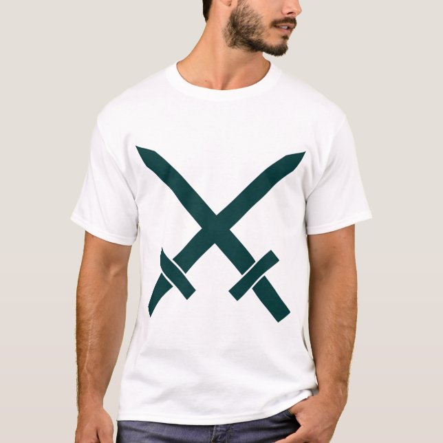 Überquerte Schwerter T-Shirt (Vorderseite)