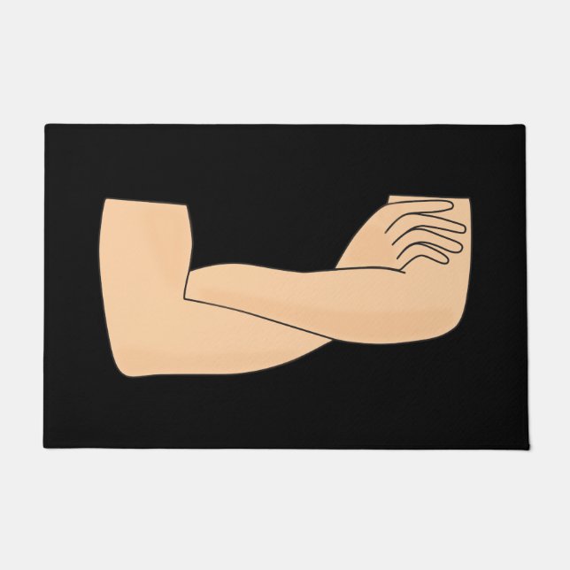 Überquerte Waffen Fußmatte (Vorderseite)