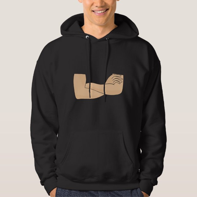 Überquerte Waffen Hoodie (Vorderseite)