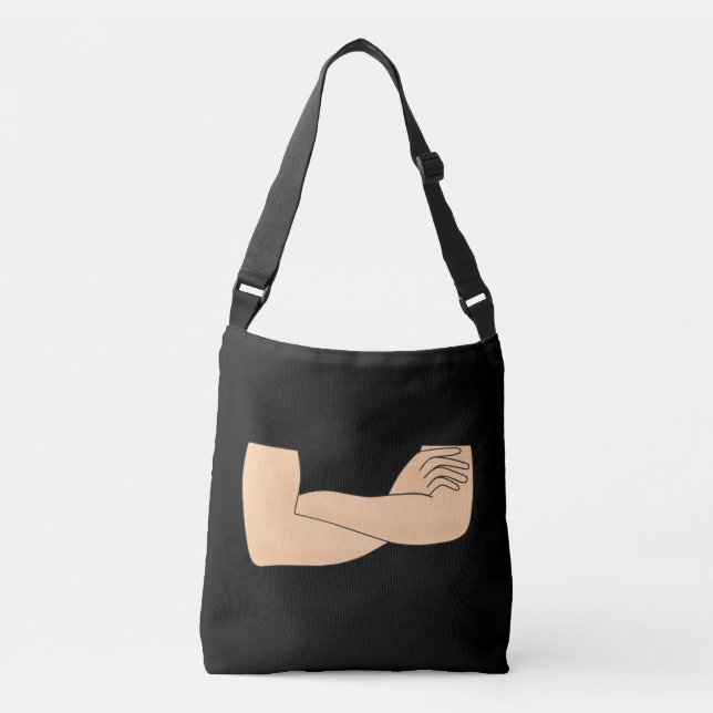 Überquerte Waffen Tragetaschen Mit Langen Trägern (Vorderseite)