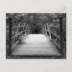 Überquerung (b&w) Postkarte