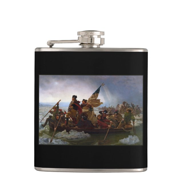 Überquerung des Delaware 1776: General George Wash Flachmann (Vorderseite)