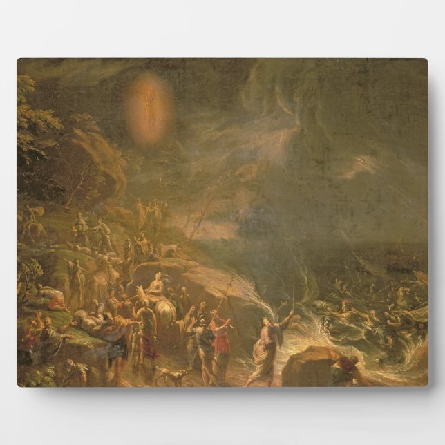 Überquerung des Roten Meeres Fotoplatte (Vorderseite)