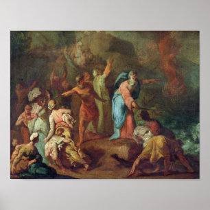 Überquerung des Roten Meeres Poster