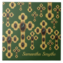 Überquerung mit 6 Imitaten Blutsteine -