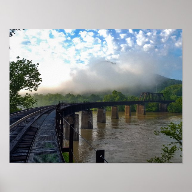 Überquerung nach dem Sturm 8,5 x 11 Poster (Vorne)