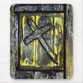 Überquerung von Gnade und Beileid Mousepad