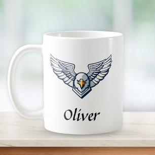 Überrage den Rest - Persönliche Adlerflügel Kaffeetasse