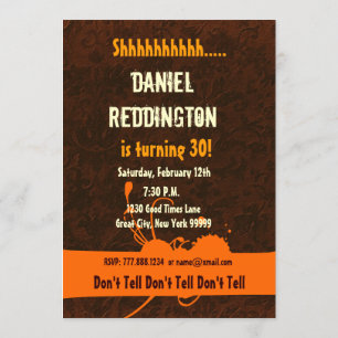 ÜBERRASCHEN Sie 30. Einladung