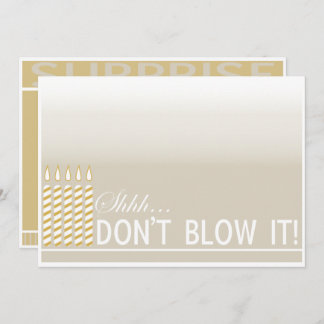 Überraschen Sie 50. Einladung