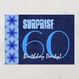 ÜBERRASCHEN Sie 60. Geburtstags-Party-königliches Einladung