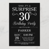 Überraschen Sie die 30. Schwarzweiss